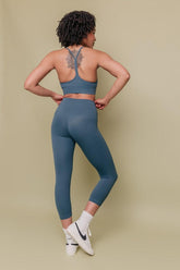 Soul 7/8 High-Rise Leggings - Petrol Blue-Araa Active